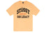 Stussy x Our Legacy Work Shop Collegiate Pigment Dyed Tee Peach