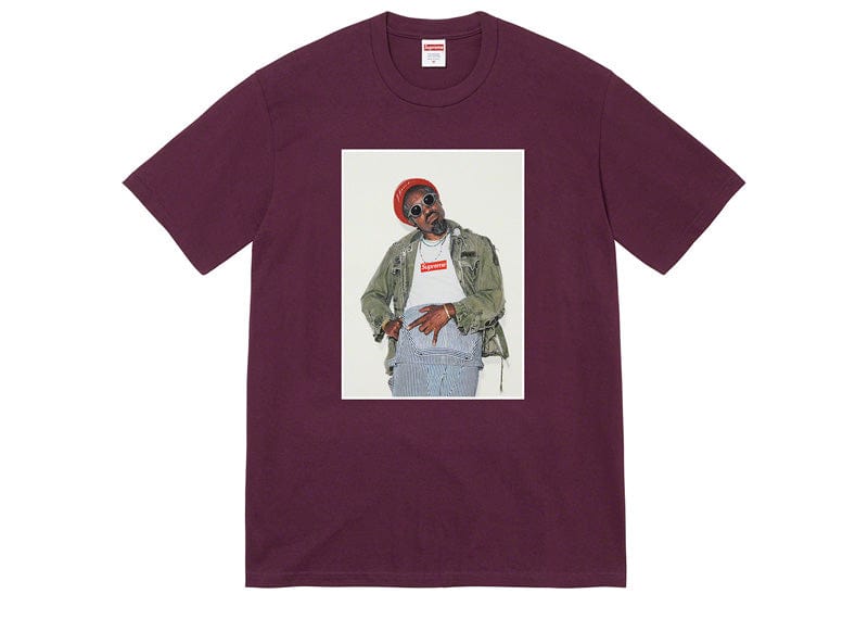 Supreme André 3000 Tee Eggplant