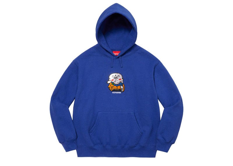 Supreme AOI Buddha Hooded Sweatshirt Royal