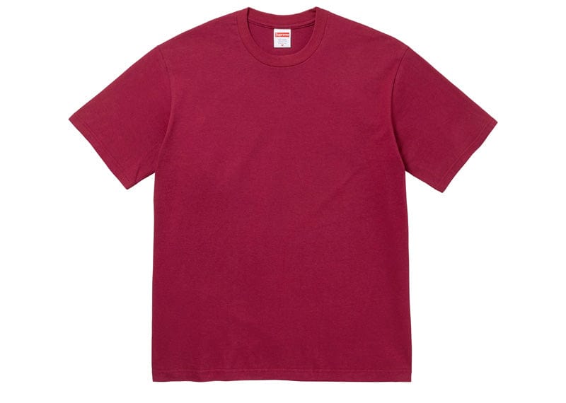 Supreme Backwards Tee Cardinal