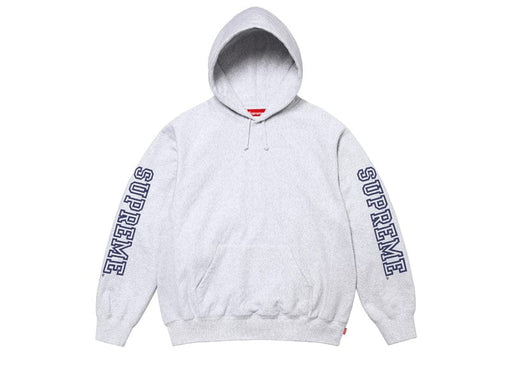 Supreme Collegiate Sleeve Hooded Sweatshirt Ash Grey