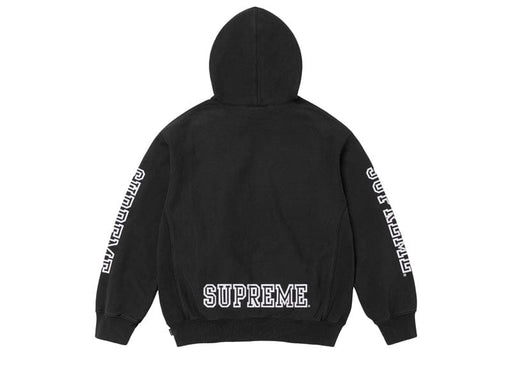 Supreme Collegiate Sleeve Hooded Sweatshirt Black