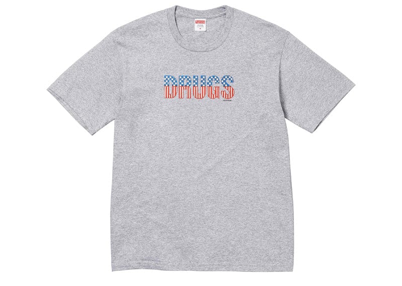 Supreme Drugs Tee Heather Grey