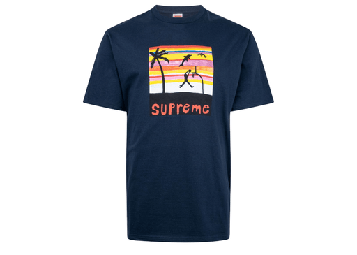 Supreme Dunk Tee Navy