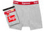 Supreme Hanes Boxer Briefs (2 Pack) Heather Grey