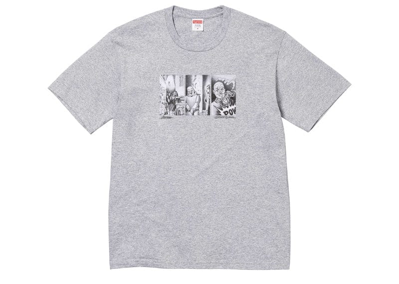 Supreme Mister Cartoon Pow Tee Heather Grey