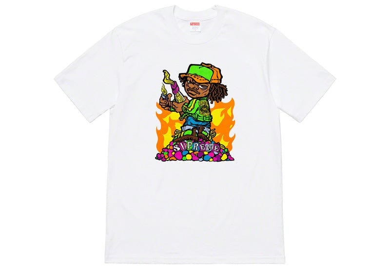 Supreme Molotov Kid Tee White