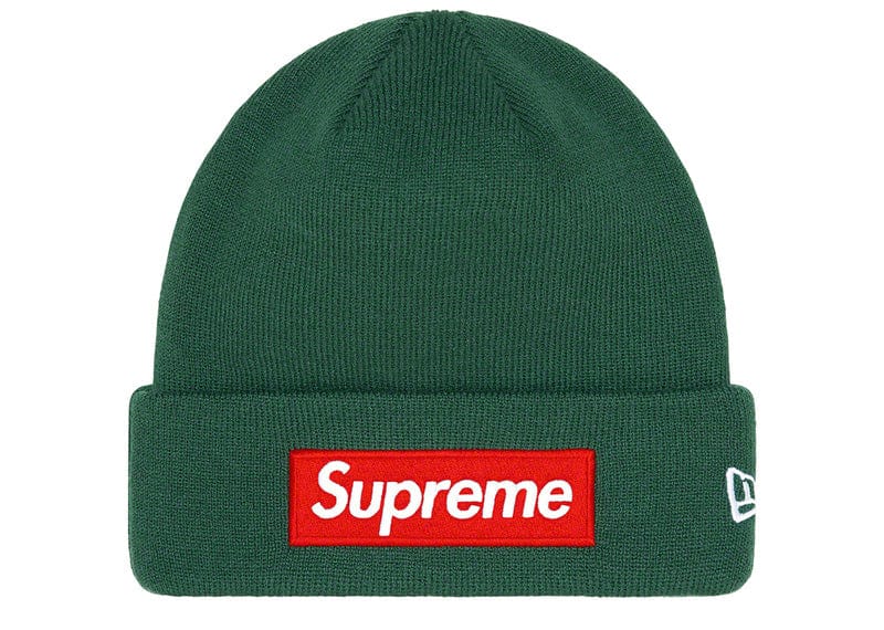 Supreme New Era Box Logo Beanie Green