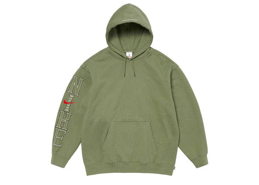 Supreme Nike Hooded Sweatshirt Olive