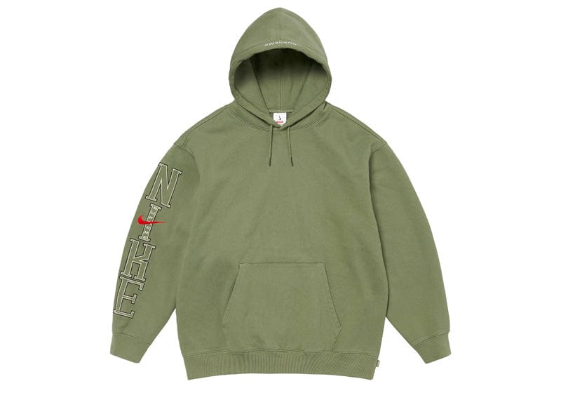 Supreme Nike Hooded Sweatshirt Olive