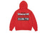 Supreme On God Hooded Sweatshirt Burnt Red