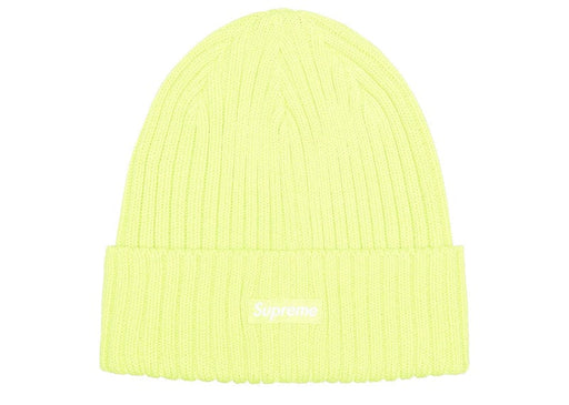 Supreme Overdyed Beanie (SS23) Light Lime