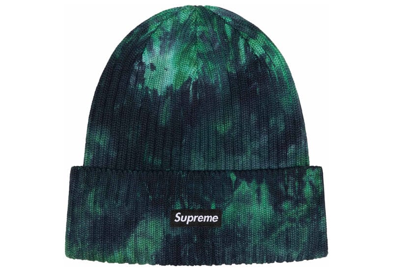 Supreme Overdyed Beanie (SS24) Splatter Green