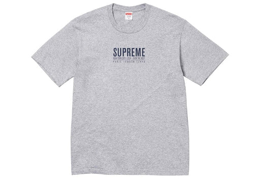 Supreme Paris Tee Heather Grey