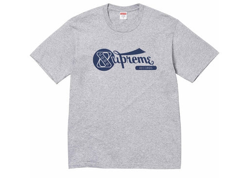 Supreme Records Tee Heather Grey