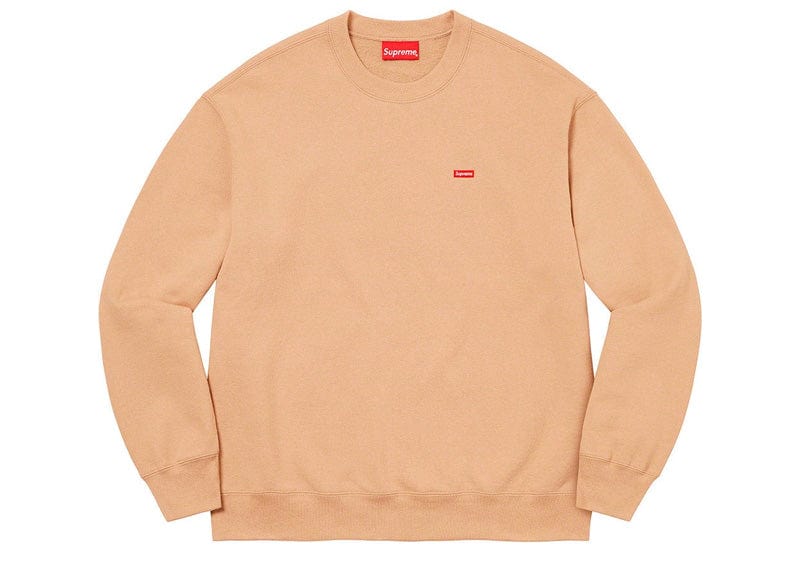 Supreme Small Box Crewneck Tan