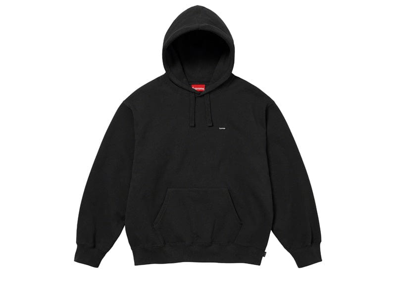 Supreme Small Box Drawcord Hooded Sweatshirt Black