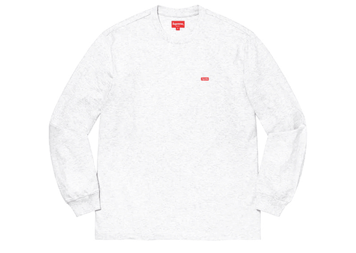 Supreme Small Box L/S Tee (SS21) Ash Grey