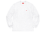 Supreme Small Box L/S Tee (SS21) Ash Grey