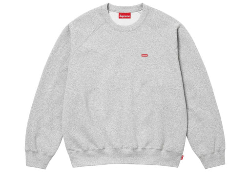 Supreme Small Box Raglan Crewneck Heather Grey