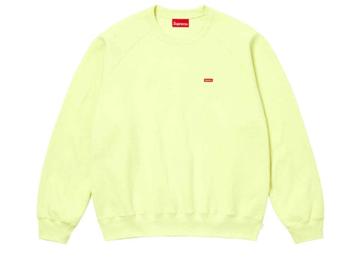 Supreme Small Box Raglan Crewneck Pale Lime