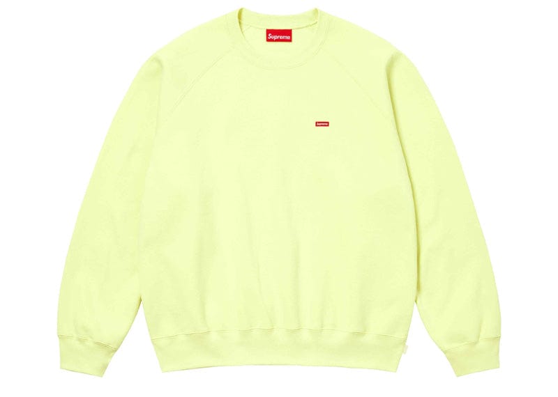 Supreme Small Box Raglan Crewneck Pale Lime