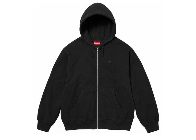 Supreme Small Box Zip Up Hooded Sweatshirt (FW23) Black