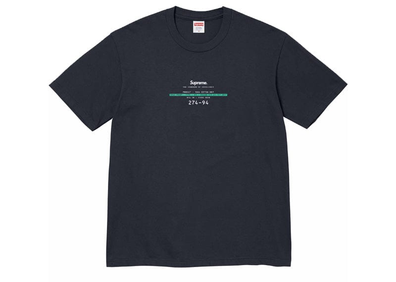 Supreme Standard Tee Navy