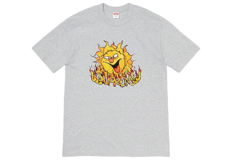 Supreme Sun Tee Heather Grey