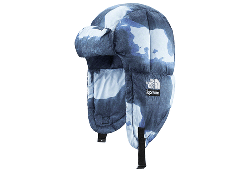 Supreme The North Face Bleached Denim Trooper Hat (FW21) Indigo