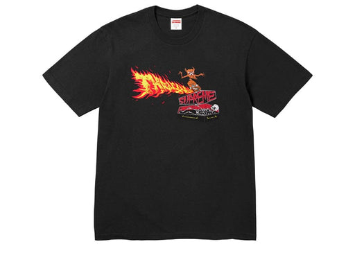 Supreme Thrasher Back Tail Tee Black