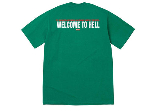 Supreme Toy Machine Welcome To Hell Tee Light Pine