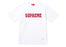 Supreme Twill Applique S/S Top White