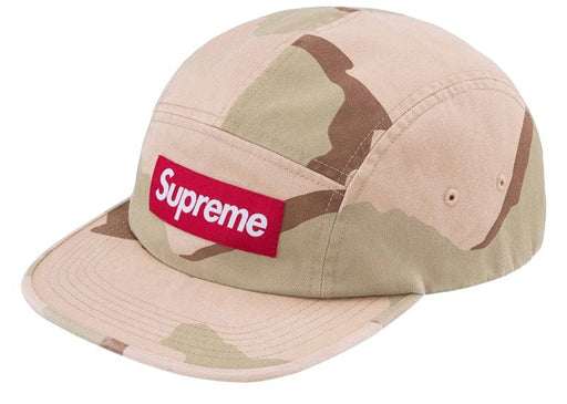 Supreme Washed Chino Twill Camp Cap Desert Camo