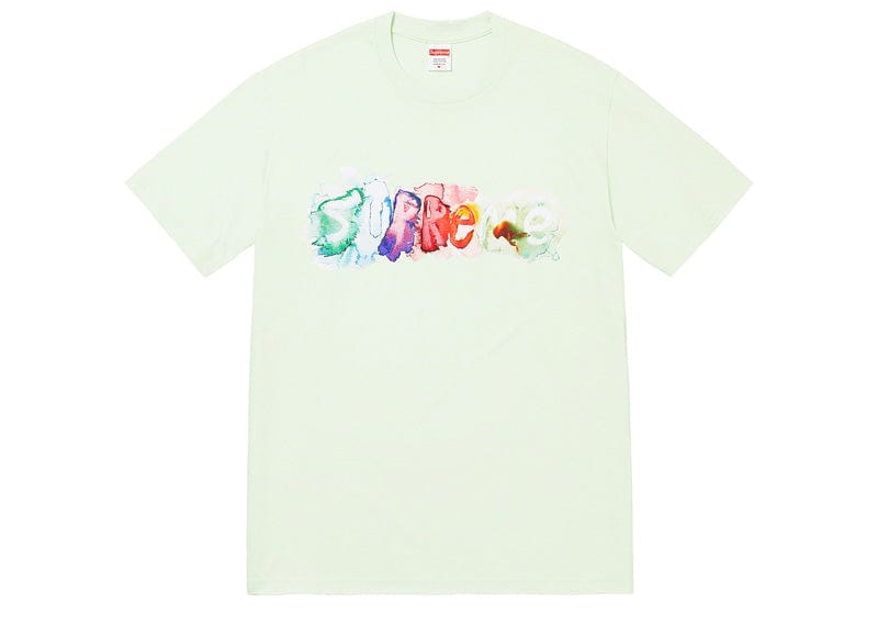 Supreme Watercolor Tee Pale Green