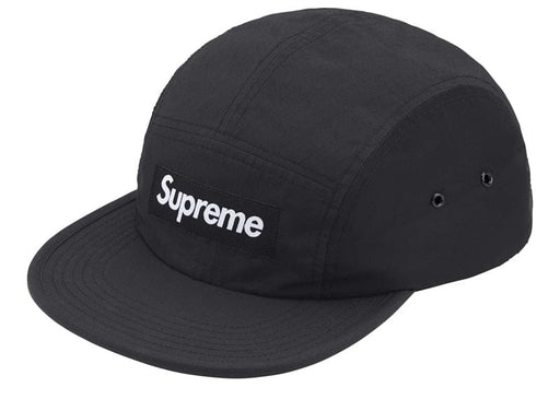 Supreme Waxed Ripstop Camp Cap Black