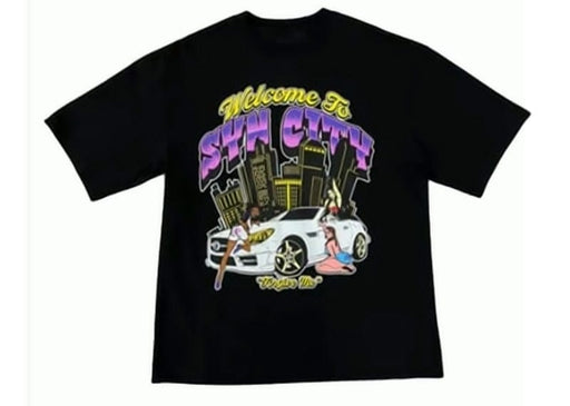 SYNAWORLD SYNA SYN CITY GRAPHIC TEE (BLACK)