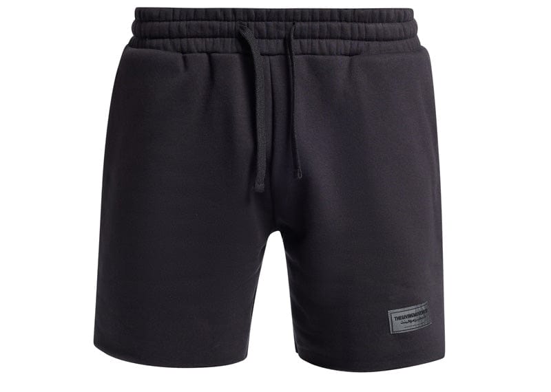 The Giving Movement Pure Black Cotton Shorts