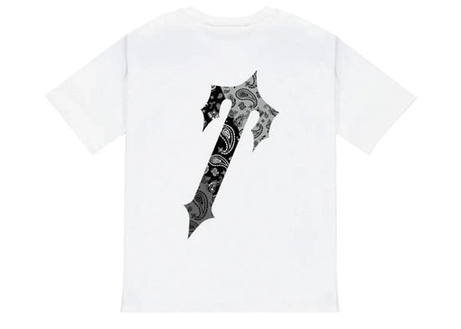 Trapstar Decoded Paisley Monochrome Edition T-shirt White