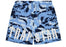 Trapstar Irongate Swim Shorts Blue Camo