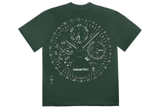 Travis Scott CJ x Audemars Piguet Watch Face Tee Green