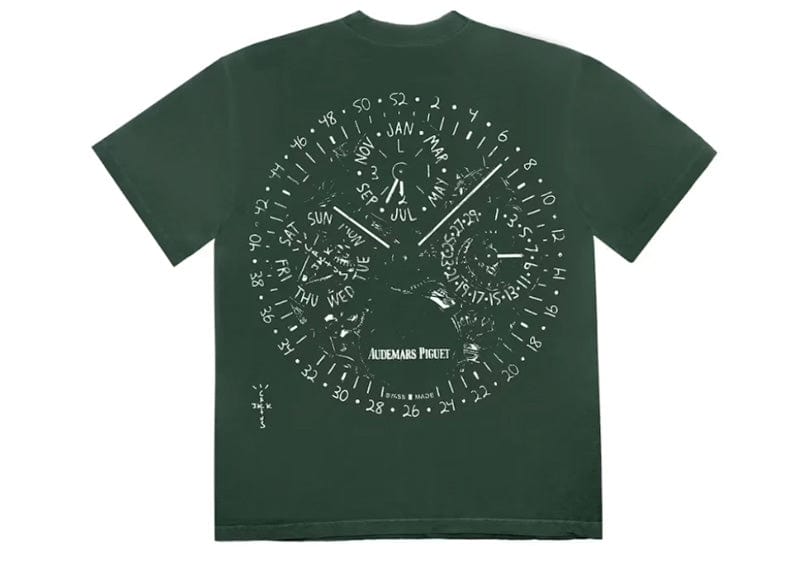 Travis Scott CJ x Audemars Piguet Watch Face Tee Green