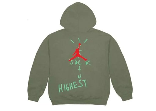 Travis Scott Jordan Cactus Jack Highest Hoodie Olive