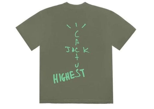 Travis Scott Jordan Cactus Jack Highest T Shirt Olive