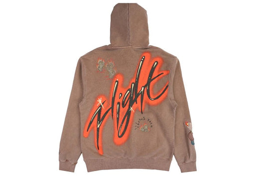 Travis Scott x Jordan Flight Graphic Hoodie Archaeo Brown