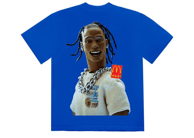 Travis Scott x McDonald's Action Figure Series III T-shirt Blue