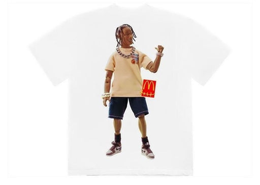 Travis Scott x McDonald's Action Figure Series T-shirt White