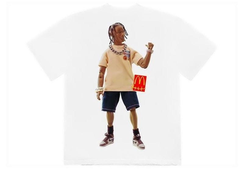 Travis Scott x McDonald's Action Figure Series T-shirt White