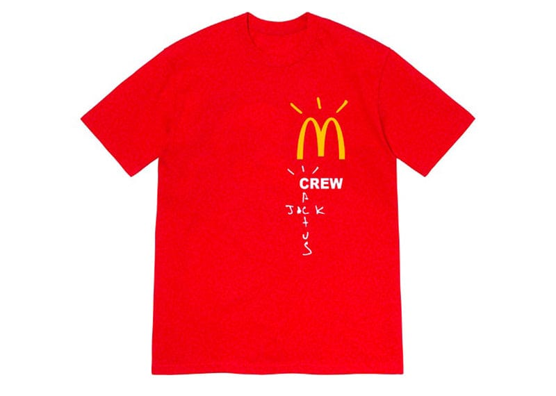 Travis Scott x McDonald's Crew T-Shirt Red