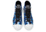 Versace Blue Baroccoflage Greca High-Top Sneakers